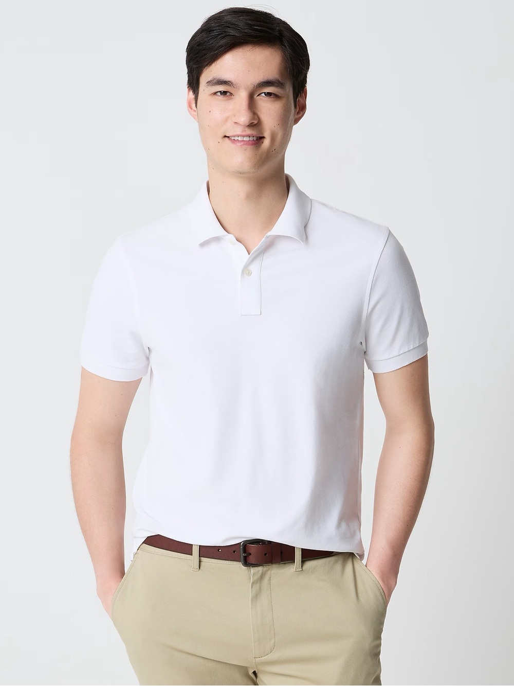 J. Crew Flex Piqué Polo Shirt